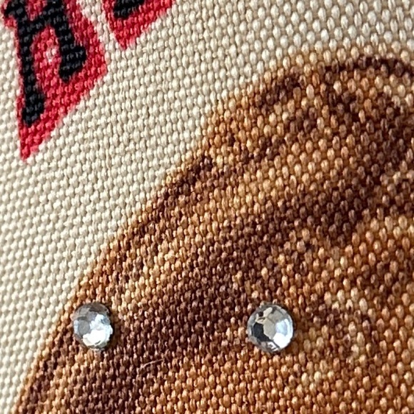 Baseball Theme Handbag Purse Grand Slam Go Team Slugger Rhinestones Bucket Bag - Picture 10 of 15